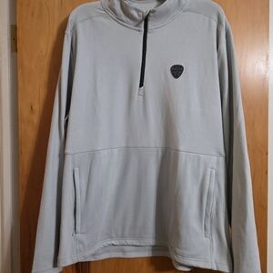 Ben Sherman Sport Gray Quarter-Zip Pullover NWT